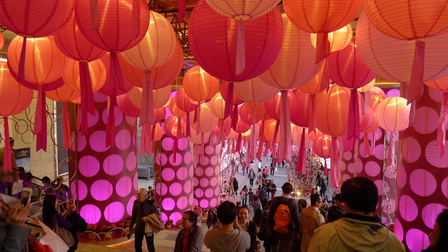 Chinesische Neujahrsdekoration, Hong Kong